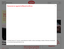 Tablet Screenshot of maestriadicom.org